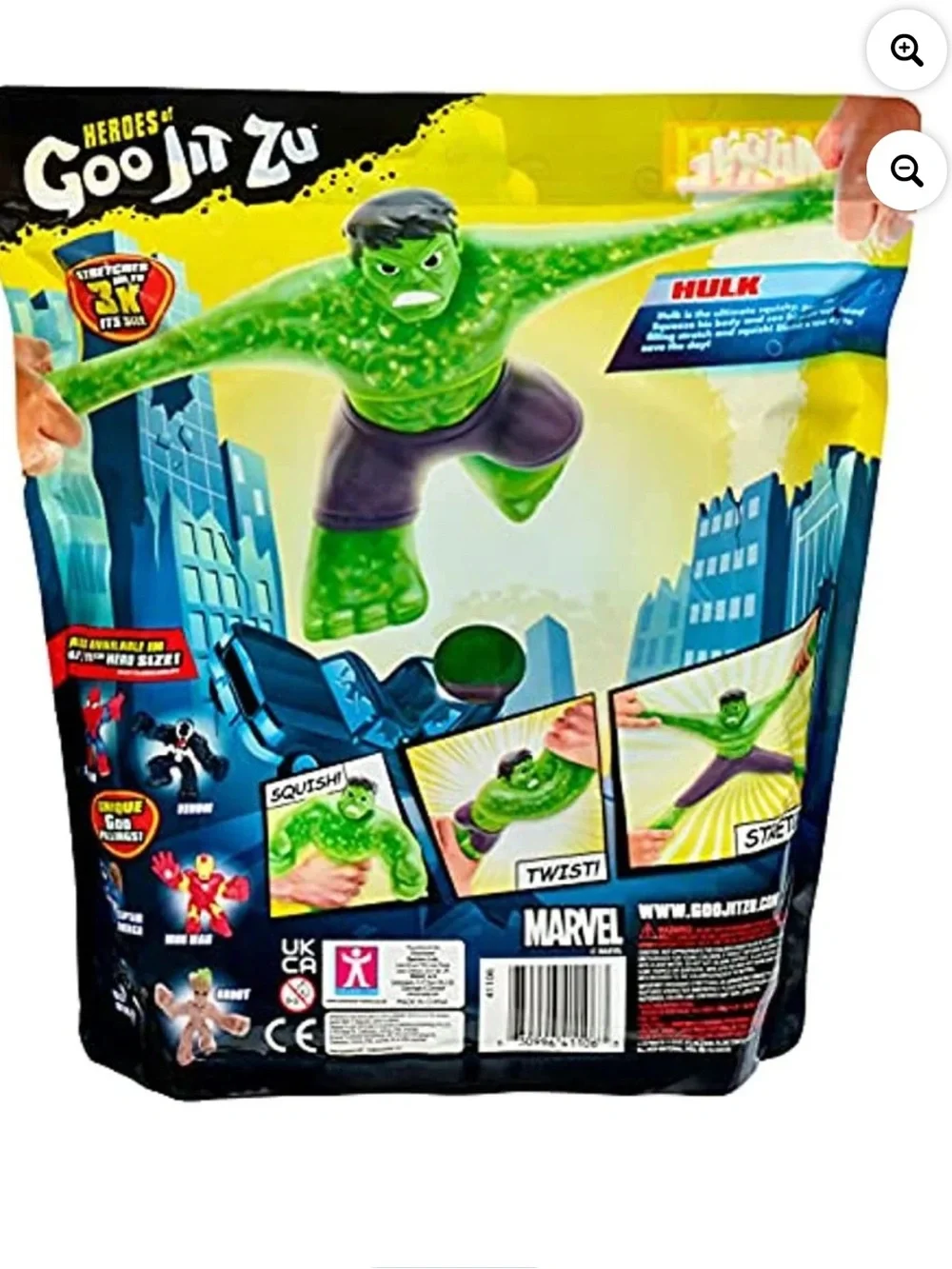 Heroes of Goo Jit Zu Marvel Hulk Action Figure